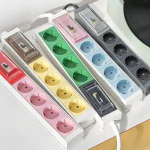 스윗홈 뉴잇 누전차단 고용량 알루미늄 납작 국산 멀티탭 4구 1.5m / 컴퓨터 산업용 안전 서버탭 에어컨