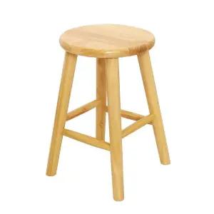 원형 동그란 나무 의자 현관 신발 미니 낮은 스툴 원목