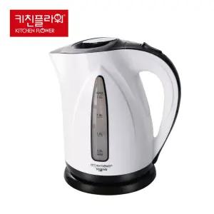 키친플라워 돌핀 전기포트 2L 무선주전자전기커피 차포트 멀티 스텐 포트 보온 주전자