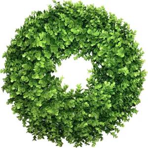 세븐러브 22 u201C 현관문용 박스우드 화환 봄 여름 사계절 농가 문 야외 실내 장식