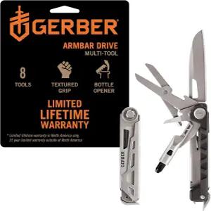 거버 기어 암바 드라이브 8in1 포켓 나이프 EDC 멀티툴 드라이버 2.5인치 블레이드 오닉스