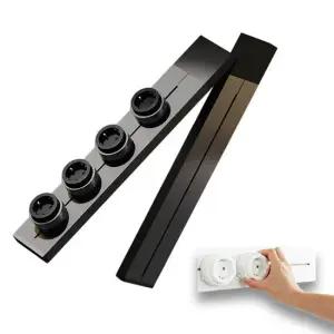 고네오 파워트랙 조합형 콘센트 레일형 멀티콘센트 4구 탈부착형 50cm 멀티탭