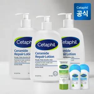 세타필 세라마이드 리페어 로션 473ml 3개+크림 50g+바디워시 50ml 2개