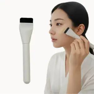 [이거찜] 스파츌라 브러쉬 2in1 파운데이션 브러쉬 밀착 메이크업 도구