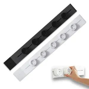 고네오 파워트랙 조합형 콘센트 레일형 멀티콘센트 5구 탈부착형 75cm 멀티탭