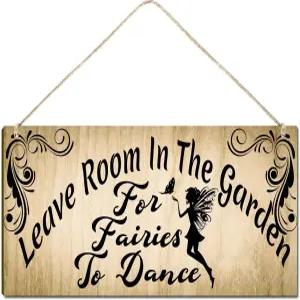 문 밖의 환영 표지판 웃긴 현관 요정들이 집을 따뜻하게 춤추기 위해 정원의 야외 화장실 화환 장식 소박한