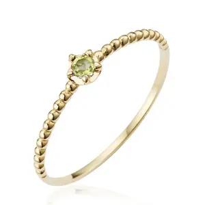 10K 2mm 천연 탄생석 스텔라 [8월 페리도트]