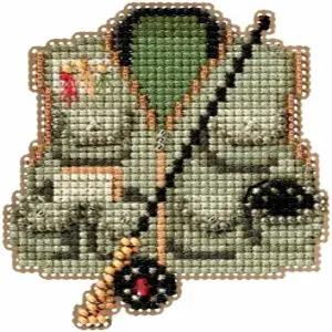 낚시 조끼 구슬 카운트 크로스 스티치 장식 키트 밀 힐 2016 봄 부케 MH181614