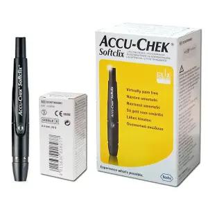 D ROCHE 아큐첵 소프트클릭스2 채혈기 + 채혈침 25개 란셋 사혈기 사혈침