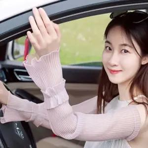 레이스 워머 쉬폰 여성 골프토시 햇빛가리개 햇빛차단 운전팔토시 여성팔토시 운전토시 패션