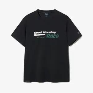 [FILA] 쿨링 PCM 프린트 소로나 티셔츠 (FS2RSH2211X_BLK)