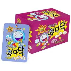 와다닥 팝핑캔디 포도맛 20개 1세트 탄산캔디 간식