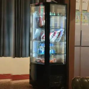 사면유리쇼케이스 150L 215L 블랙 음료쇼케이스 제과쇼케이스 다용도쇼케이스 냉장쇼케이스 제과쇼케이스