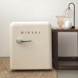 레트로냉장고 미니냉장고 1인가구 소형 원룸 음료수 간식 사무실 모텔 디자인 간이 45L