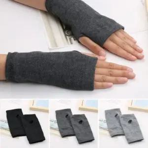 손등장갑 사계정 핸드워머 면스판 반장갑 무지 암워머