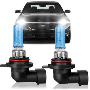 포드 토러스 2013-2019 고성능 할로겐 헤드라이트 전구, 9012 고저 듀얼 빔 헤드램프 교체 전구 키트, 플러그 앤 플레이, 2팩용 XRDHJI 적합