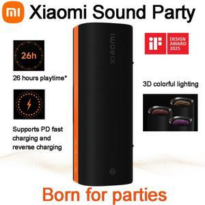 Xiaomi Sound Party 50W 강력한 음질 Harman AudioEFX TWS 모드 26시간 재생 시간 PD 고속 충전 및 역방향