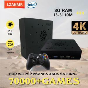 2T 바토세라 레트로 N64 PSP 무선 X8 윈도우 게임큐브 N64 HDD PS2 게임 TV에서 I3 핸들 3 콘솔 플레이 0M 게임 Wii 70000