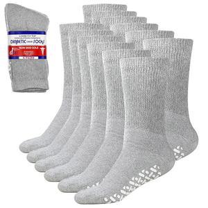 데브라 와이츠너 6PK 구속력 없는 루즈핏 양말 남녀용 미끄럼 방지 크루 발목