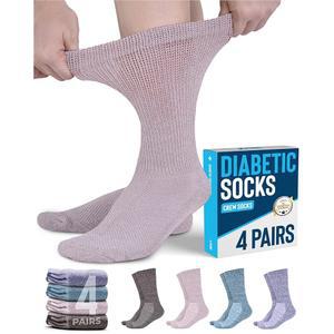 남성과 위한 닥터스 셀렉트 양말 4켤레 신경병증 남성용
