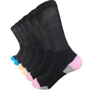 SYOL E 여성 운동 크루 양말 큰 사이즈 림프 발을 위한 비결합 엑스트라 와이드