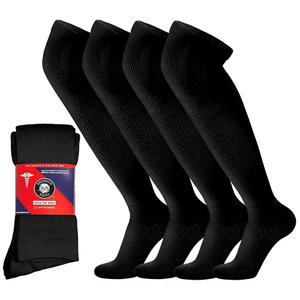 무릎 위에 결합하지 않는 면 성 신경병증 양말 4켤레