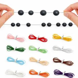 [비즈팩토리]고탄성 우레탄줄 13종 판매단위10M(미터) 비즈공예 구디백 만들기재료 DIY 부자재