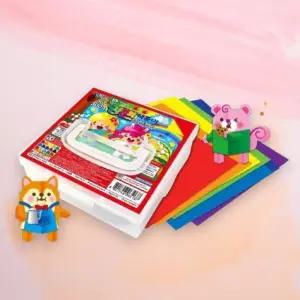 종이나라 300장 양면색종이 30색 어린이 종이접기 색종이 케이스 유아 첫종이접기 보관함 대용량