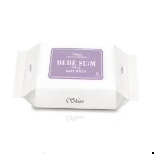 인체무해 천연특허 베베숨 아기물티슈 1박스 80매 10개