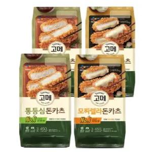 CJ 고메 모짜렐라돈카츠 450g+통등심돈카츠450gx2