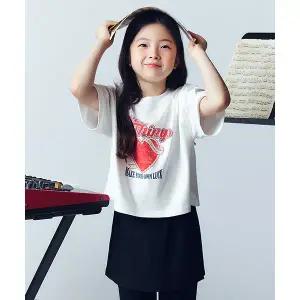 매장정품 탑텐 TOPTEN KIDS 여아) 코튼 가먼트다잉 그래픽 반팔티_MKF3T04 MKF3T04 246486