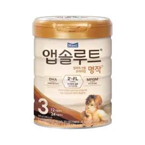 앱솔루트 명작 2FL 분유 3단계(12~24개월)800g, 1캔