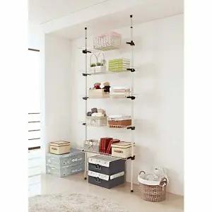원룸행거 드레스룸 옷걸이 국내생산 주방바구니선반 2200∼2500mm
