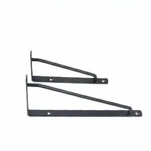 루오선반 흑색 메탈 벽고정 인테리어 수납