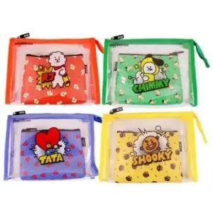 ( )E09 1개 파우치TATA BT21 백인백 방탄소년단