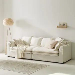 [보루네오하우스]보루네오 엘리브 노아 구스 패브릭 4인 소파 pn961