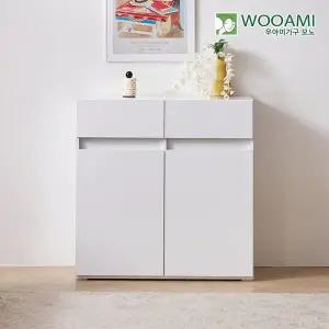 [신세계라이브쇼핑][착불] 우아미가구 모노 마그니 수납장 서랍 거실 다용도 슬림 미니 틈새 800