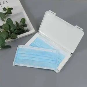 ( )마스크 일회용 수납함 보관 파우치 정리 휴애용 숨쉬기편한마스크
