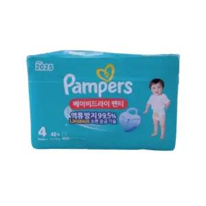팸퍼스 2025 베이비드라이 팬티형 기저귀 4단계 42매