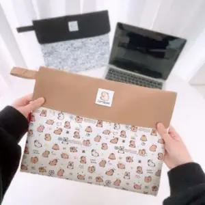 노트북 파우치 똑딱이노트북파우치 가방 13인치 카피바라 태블릿가방 커버