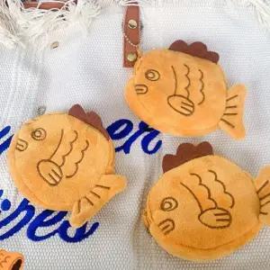 지갑 보관 붕어빵 일본 키링 여행 코인 케이스 엔화 동전 열쇠고리 이어폰 동전보관지갑