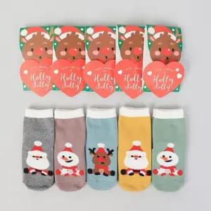 산타 캐릭터 아동양말 5개세트 N2674 아이양말