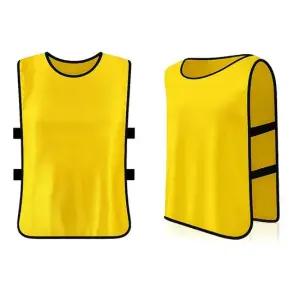 단체 밴드형 팀조끼 FREE 노랑 노랑색팀조끼 풋살팀조끼 프리사이즈팀조끼