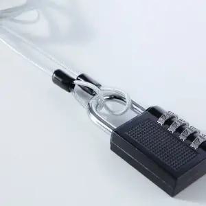 와이어 2M 케이블 자물쇠 다용도 자전거 로프 캐리어 다용도와이어 유럽여행와이어