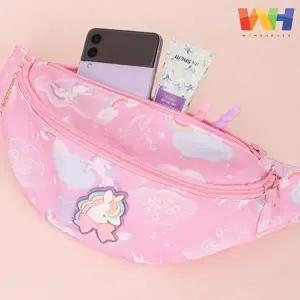 [셀러허브 1]여아동 소지품보관용 힙색 허리가방 N2642 캐릭터가방