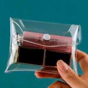 PVC 카드 지갑 투명 명함 동전 미니 지갑 PVC 동전지갑 다용도 소형 투명