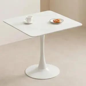 러블리 세라믹 800 사각 테이블 카페 주방 식탁 인테리어 포세린 매장 커피숍 화이트