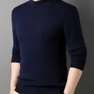 남성 겨울 반폴라 니트 터틀넥 목티 부드러운 목폴라