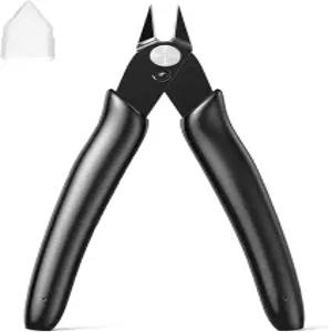 BOENFU BF-170 정밀 와이어 커터 주얼리 지퍼 타이 플러시 니퍼 3D 프린팅 플라스틱 모델 전자제품 블랙