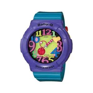 베이비지 BGA-131-6B 네온 다이얼 아나디지 여성 우레탄 시계